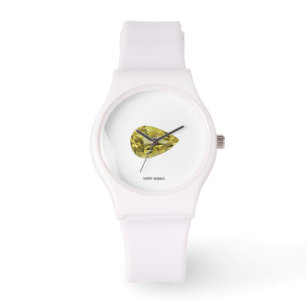 Gult Snurklippt Armbandsur