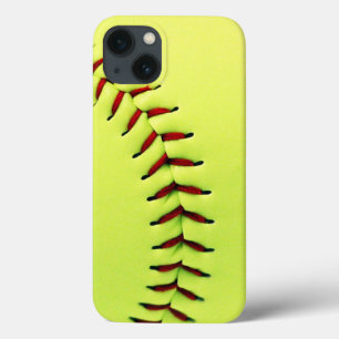 Gult softball boll