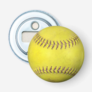 Gult Softball Flasköppnare