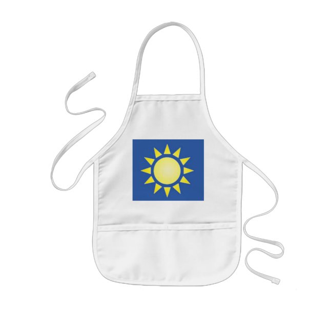 Gult Sol Apron Barnförkläde (Framsidan)