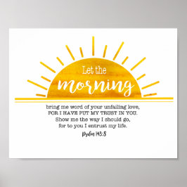 Gult Sol Psalm Poster