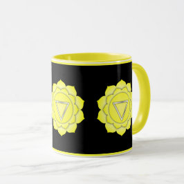 Gult Solar Plexus Chakra Zen Yoga Namaste Mugg