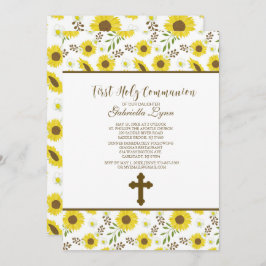 Gult Solblommor, första Heligans inbjudan till kom