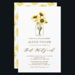 Gult Solblommor i Burk Bat mitzvah inbjudan<br><div class="desc">Familjen Inbjudan och vänner till ditt evenemang med anpassadets bat mitzvah inbjudan. Den har solblommor av gult i en Mason burk. Anpassa genom att lägga till information. Den här bat mitzvah solrosinbjudan är perfekt för alla teman eller säsonger.</div>