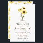 Gult Solblommor i inbjudan till Burk Pub Mitzvah<br><div class="desc">Inbjudan familj och vänner till ditt evenemang med anpassadet pub mitzvah-inbjudan. Den har solblommor av gult i en Mason burk. Anpassa genom att lägga till information. Denna inbjudan till solrossen pub mitzvah är perfekt för alla teman eller säsonger.</div>