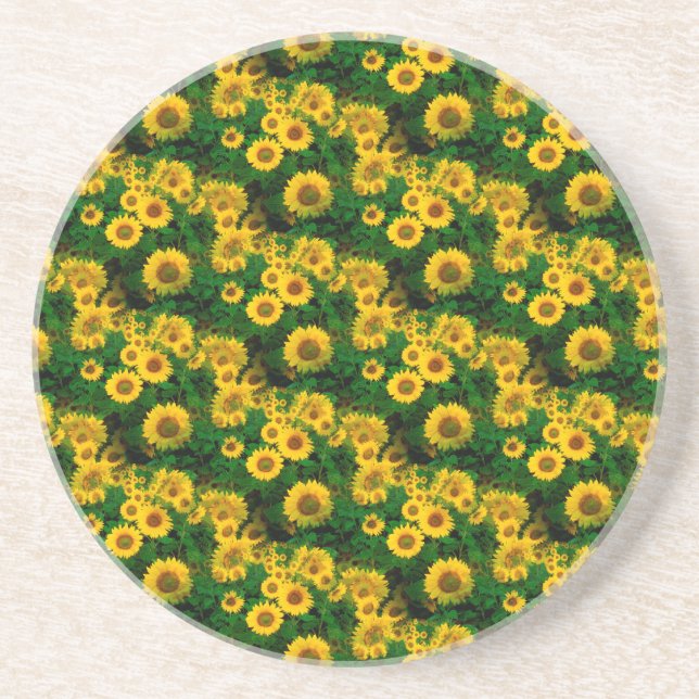 gult solblommor underlägg sandsten (Framsidan)