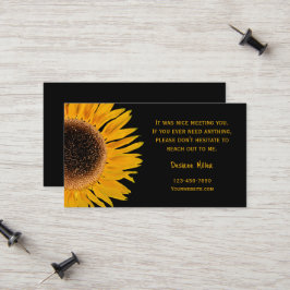 Gult Solros Black Background Land Rustic