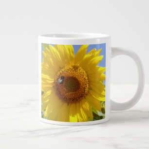 Gult Solros Jumbo Mugg