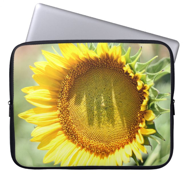 Gult solros laptop fodral (Framsidan)