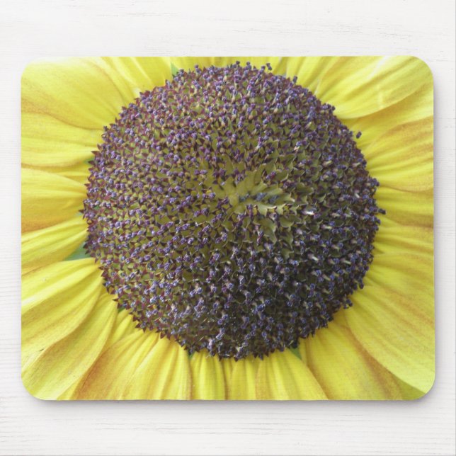 Gult Solros Mousepad Musmatta (Framsidan)