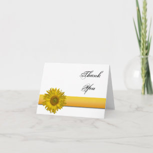 Gult Solros Rand Bridesmaid Tack Kort