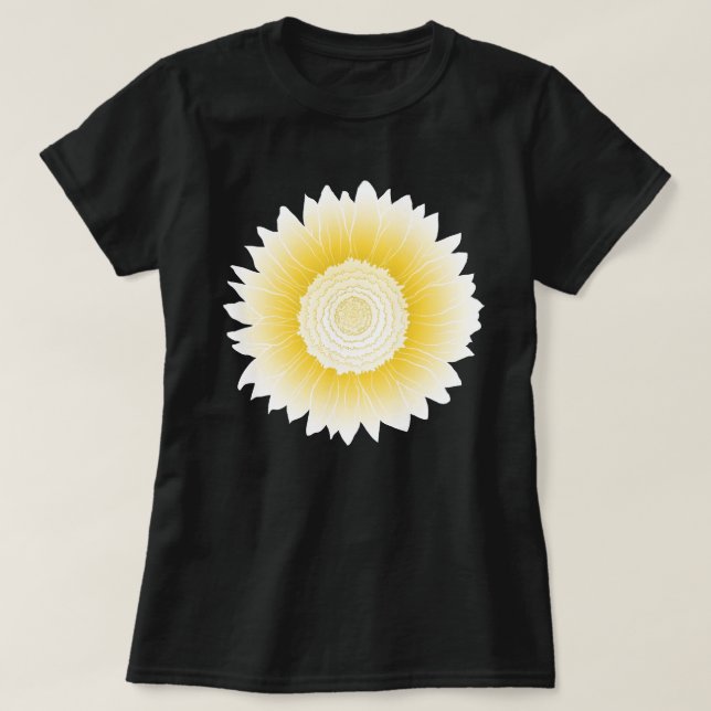 gult solros t shirt (Design framsida)