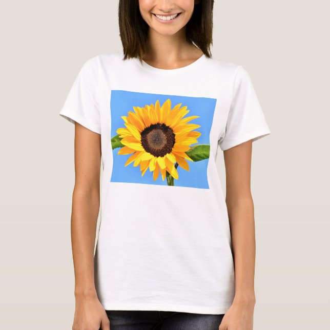 Gult Solros T-Shirt (Framsida)
