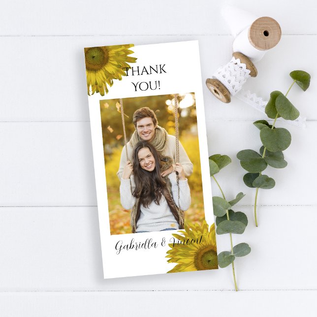 Gult Solros-Tack, Lodrät Tack Kort (Skapare uppladdad)