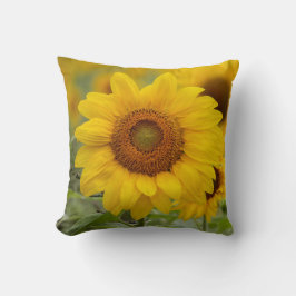 Gult Solros Toss Dekorativ kudde Home Decor