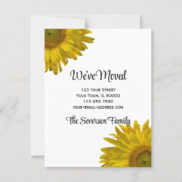 Gult Solrosförändring i tillkännagivanden från Adr Meddelande