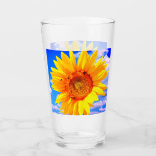 Gult Solrosglas Glaskopp