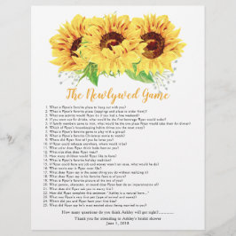 Gult Solrosspel Möhippa Games Reklamblad