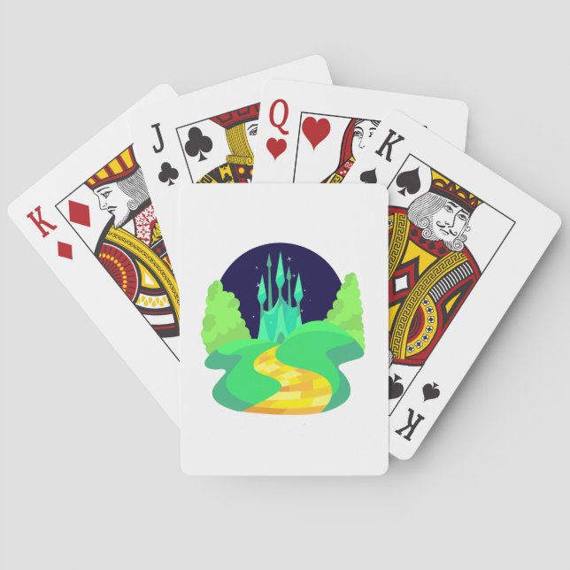 gult spel kort (Baksidan)