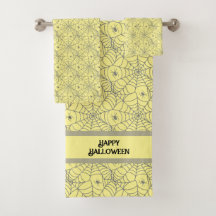 Gult Spindelnät Halloween