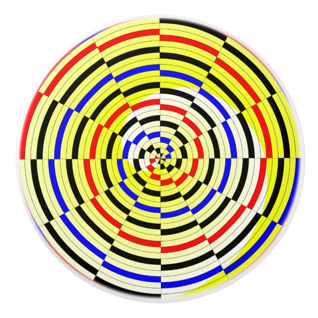 Gult Spiral av Kenneth Yoncich Knopp (Framsidan)