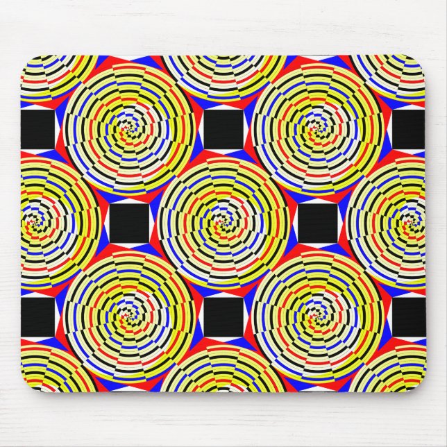 Gult Spiral av Kenneth Yoncich Musmatta (Framsidan)