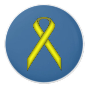 Gult Standard Ribbon av Kenneth Yoncich Knopp