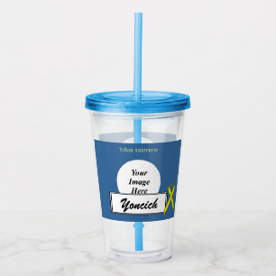 Gult Standard Ribbon av Kenneth Yoncich Take Away Mugg