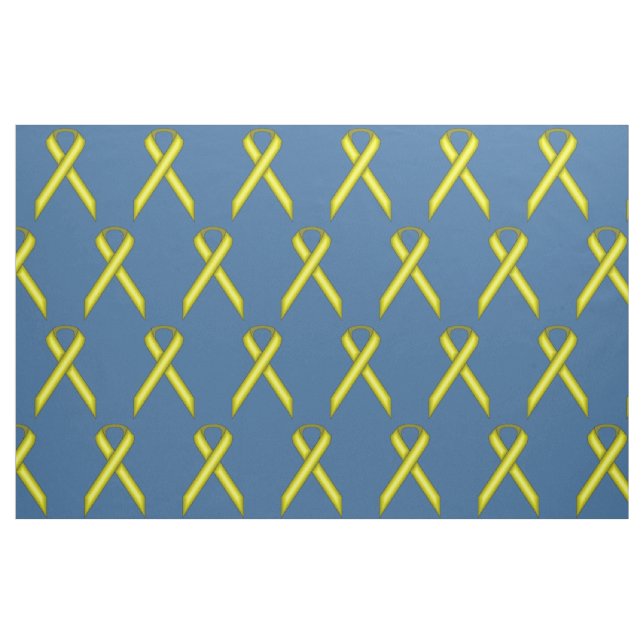 Gult Standard Ribbon av Kenneth Yoncich Tyg (Fat Quarter)