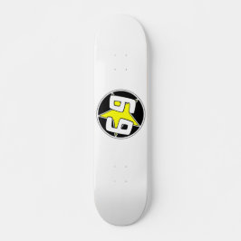 Gult Star 69 Mini Skateboard Bräda 18,5 Cm