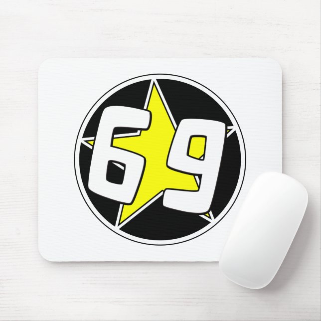 Gult Star 69 Musmatta (Med mus)