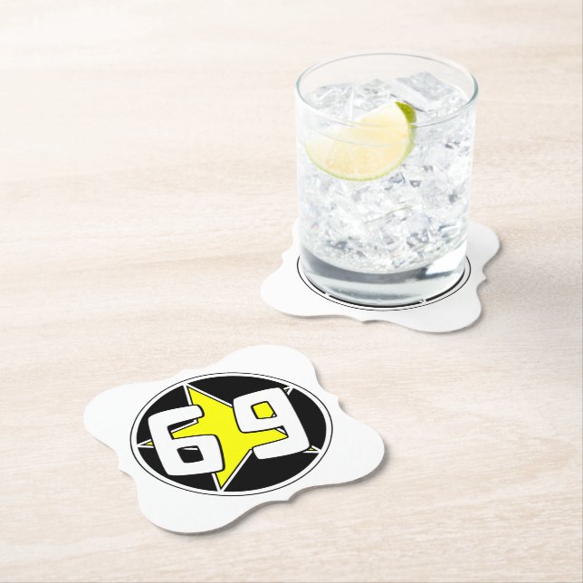 Gult Star 69 Underlägg Papper (Insitu)