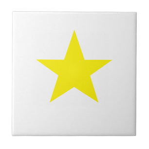 Gult Star Kakelplatta