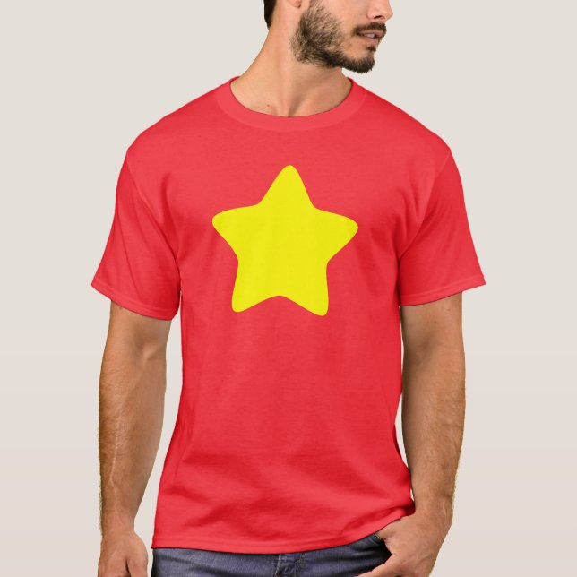 Gult Star T-Shirt (Framsida)