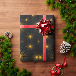 Gult Starburst Presentpapper