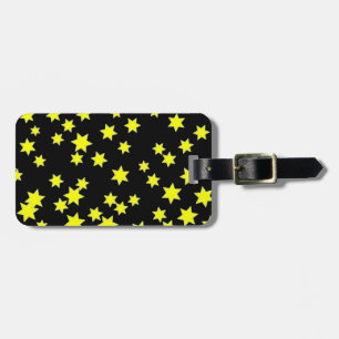 Gult Stars Bagagebricka