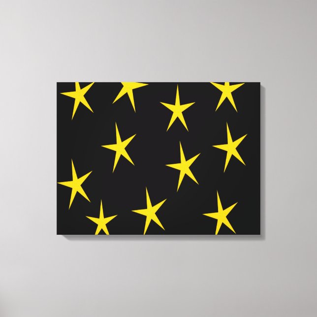 GULT STARS CANVASTRYCK (Framsida)
