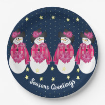 Gult Stars med marinblått och Rosa