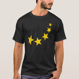 Gult stjärnor t shirt