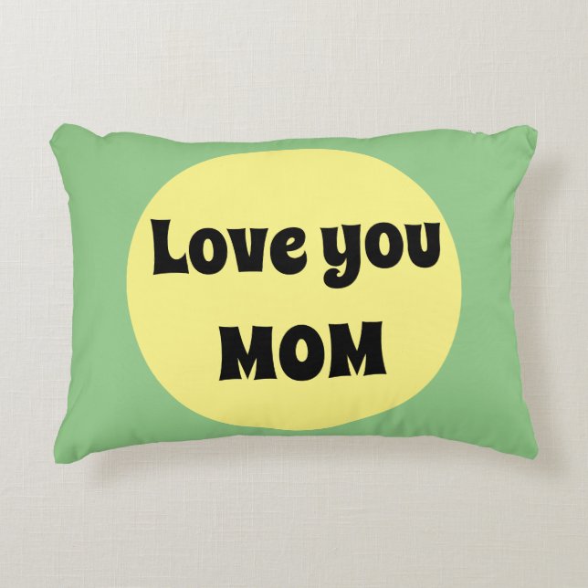 Gult - stor punkt prydnadskudde (Framsidan)