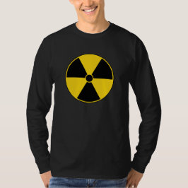 Gult Strålningssymbol Tee