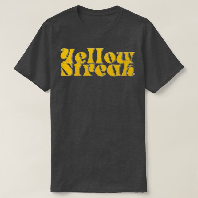 Gult Streak T Shirt (Design framsida)