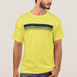 Gult - stripe-designer T-Shirt