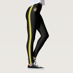 Gult Stripe Sides Leggings JK 2024