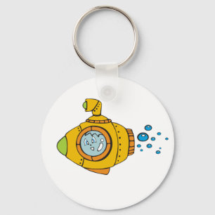 Gult SubMarine Nyckelring