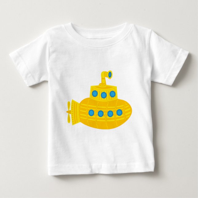 Gult SubMarine Tee (Framsida)