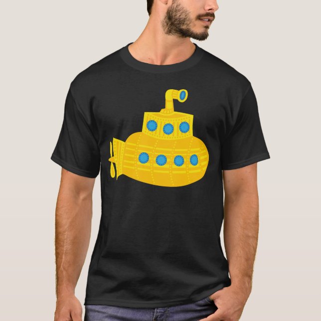 Gult SubMarine Tee Shirt (Framsida)