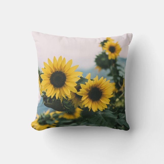 GULT SUNDLOWERS KUDDE (Framsida)