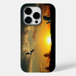 Gult Sunset Grassy Meadow Cell Phone Case