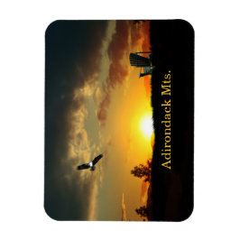 Gult Sunset Grassy Meadow Flexible Magnet
